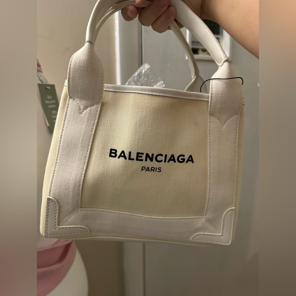 Balenciaga canvas off white cabas XS handbag - Picture 3 of 14